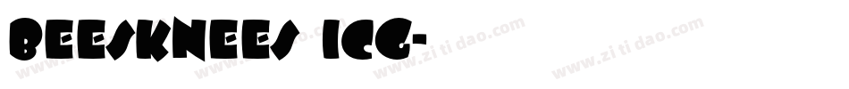 Beesknees ICG字体转换